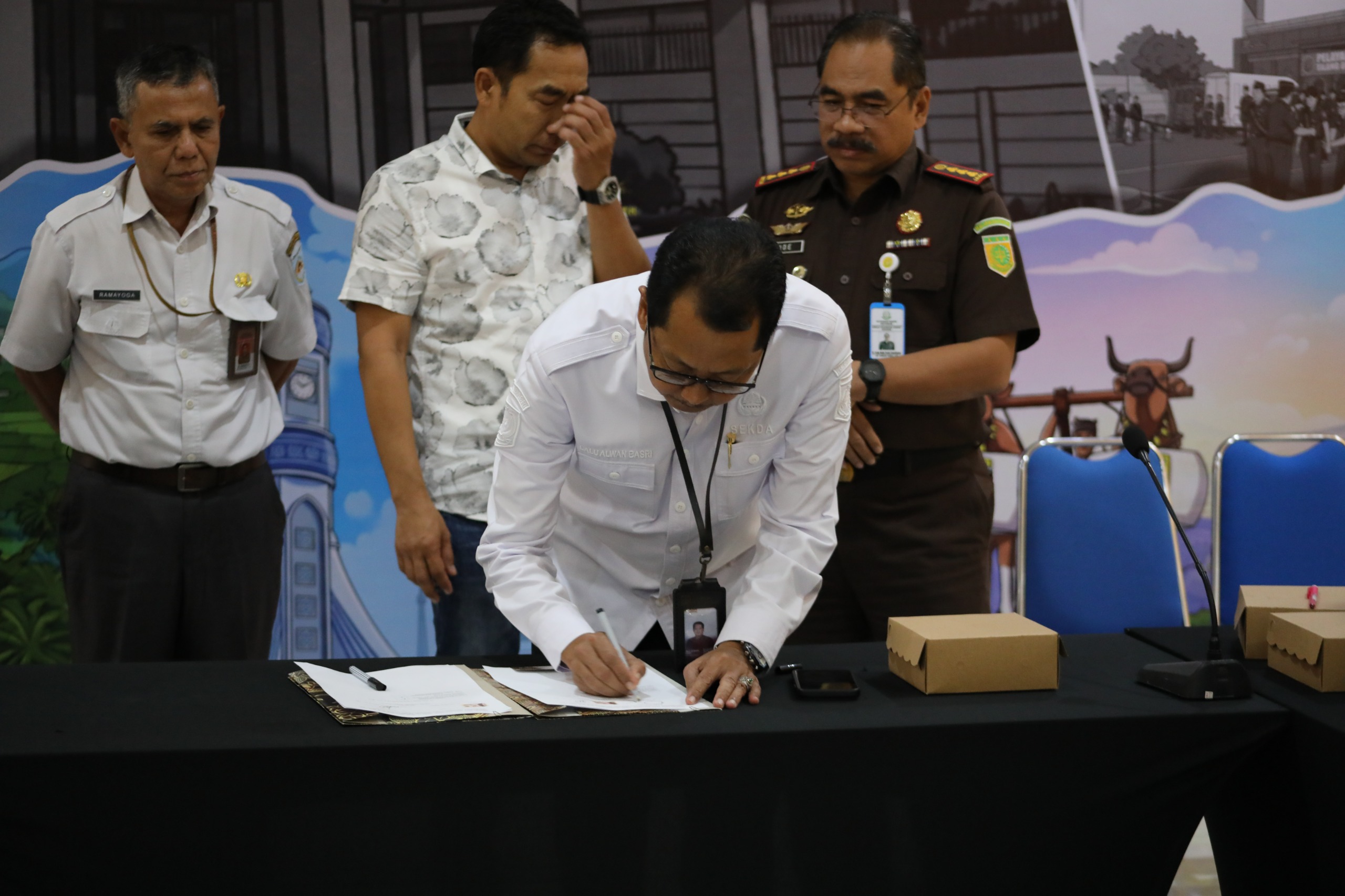 Kejari Mataram Pulihkan Tunggakan Royalti Mataram Mall Sebesar Rp4,96 Miliar