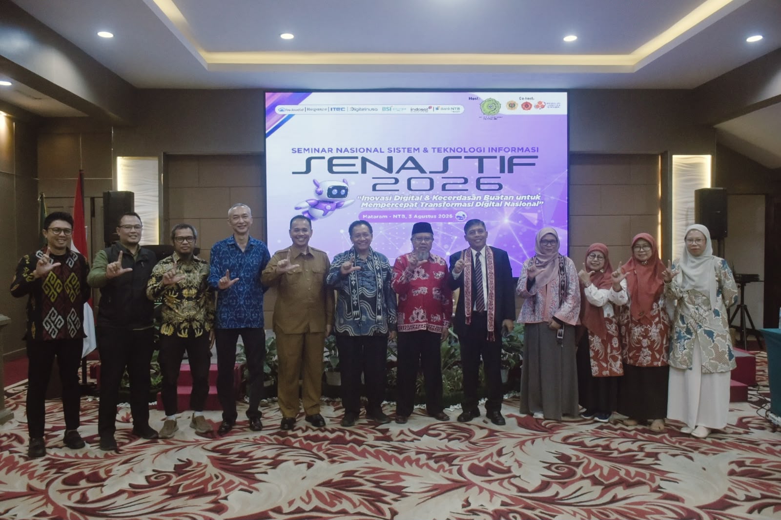 Pemprov NTB Tegaskan Transformasi Digital Berawal dari Perubahan Cara Berpikir di SENASTIF 2026